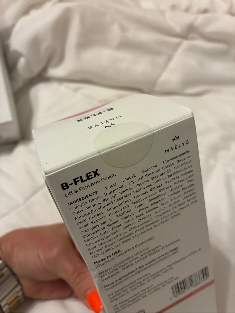 MAELYS B-FLEX Lift & Firm Arm Cream - Pink